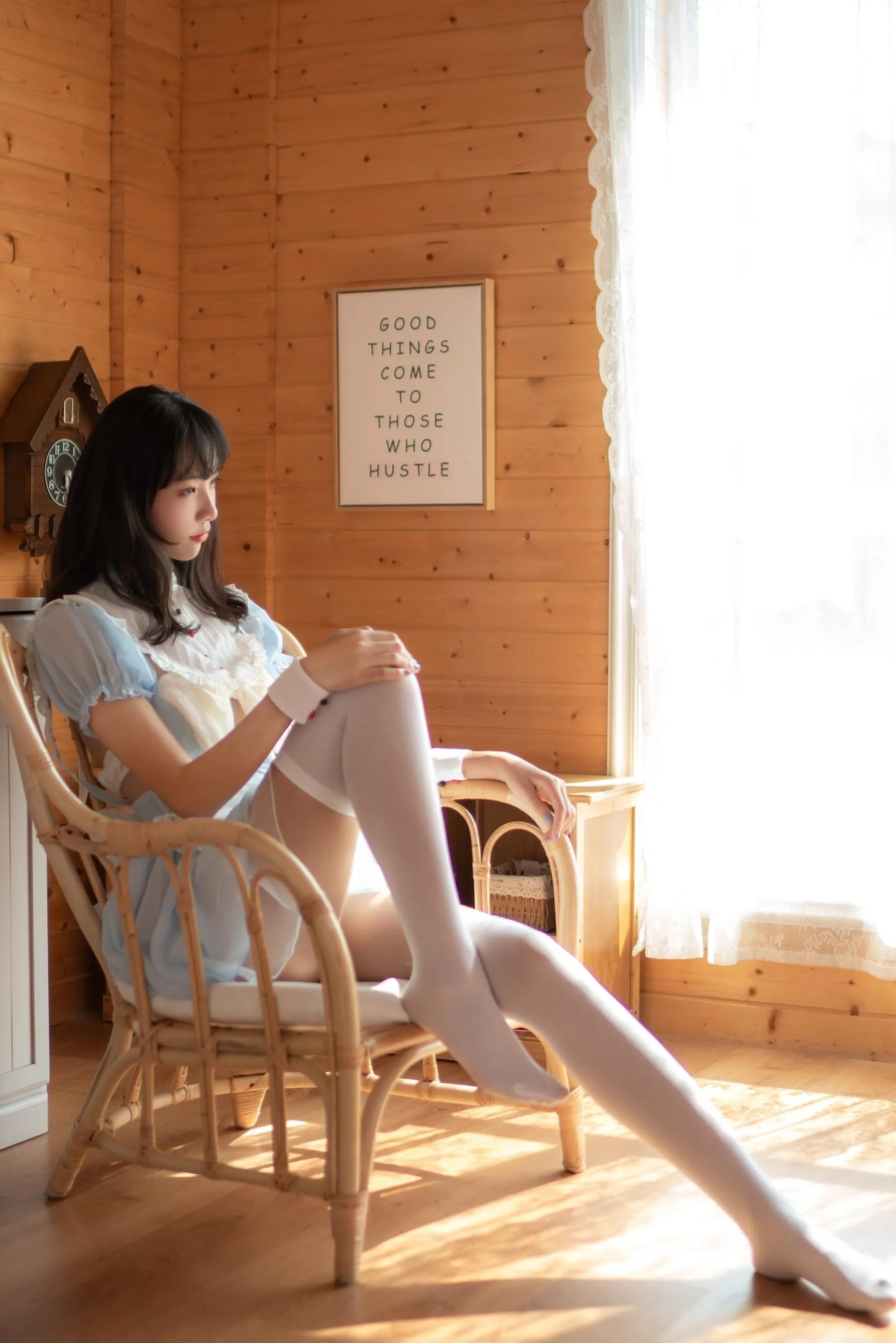 西瓜少女 NO.018 蓝白女仆 [27P]插图2
